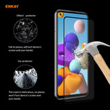 For Samsung Galaxy A21s ENKAY Hat-Prince Full Glue 0.26mm 9H 2.5D Tempered Glass Full Coverage Film