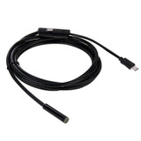 AN97 Waterproof Micro USB Endoscope Hard Tube Inspection Camera for Parts of OTG Function Android Mobile Phone, with 6 LEDs, Lens Diameter:7mm(Length: 5m)