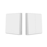 Original Xiaomi Youpin Aqara Smart Light Control Double Key Wall-mounted Wireless Switch D1(White)