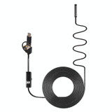 AN100 3 in 1 IP67 Waterproof USB-C / Type-C + Micro USB + USB HD Endoscope Snake Tube Inspection Camera for Parts of OTG Function Android Mobile Phone, with 6 LEDs, Lens Diameter:8mm(Length: 2m)