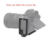 BEXIN for Nikon Z7 / Z6 Push-Pull Type Aluminum Alloy Vertical Shoot Quick Release L Plate Bracket Base Holder