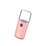 Facial Hydration Instrument Air Humidifier USB Beauty Cold Spray Instrument Auto Alcohol Disinfection Sprayer(Pink)