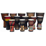 Engraved African Drum Children Kindergarten Percussion Instruments Sheepskin Tambourine, Random Delivery, Size:Big 10 In