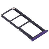 For OPPO Realme 5 Pro / Q SIM Card Tray + SIM Card Tray + Micro SD Card Tray (Purple)