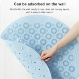 Bathroom Anti-slip Round Mat Suction Cup Massage Foot Pad(Green)