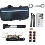 Bicycle Repair Tools Bike Tire Kit Bicycle Pump Puncture Repair Tool Bag