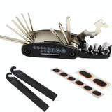 Bicycle Repair Tools Bike Tire Kit Bicycle Pump Puncture Repair Tool Bag