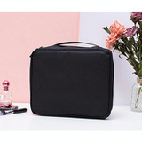 Cosmetic Bag Large Capacity Simple Wash Bag Travel Waterproof Portable Cosmetic Storage Bag, Style:Pocket(Black)
