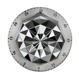 Mechanical Timer Stainless Steel Flower Creative Timer Magnetic Kitchen Reminder