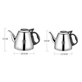 304 Stainless Steel Kettle Small Teapot, Specification:1.2L