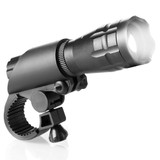 5W Mountain Bike Headlight Charging Zoom Glare Waterproof Flashlight Set Car Headlight + Taillight (Set Five)
