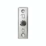 S28 Stainless Steel Narrow Strip Self-reset Electronic Access Control System Switch Out Button