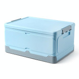 Student Books Sorting Artifact Plastic Folding Car Storage Box, Size:XL(Blue)