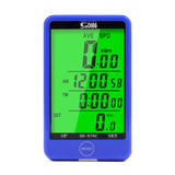 SUNDING SD-576C Bicycle LCD Backlight Stopwatch Bike Speedometer Cycling Odometer Stopwatch(Yellow)