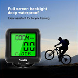 SUNDING SD-570 Bicycle Speedometer Cycling Computer LCD Digital Display Waterproof Odometer Speedometer Stopwatch