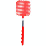 Creative Retractable Plastic Fly Swatter Summer Supplies Mosquito Swatter(Red)