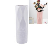 3 PCS Simple Plastic Vase Dry and Wet Flowers Arrangement Container Floral Decoration(Gray)