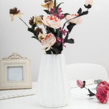 2 PCS Creative Flower Decoration of Plastic Vase Flower Arrangement Container(Milk White)