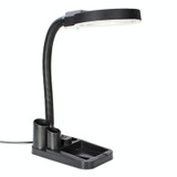 5X-10X Desktop A808LED Magnifying Glass Desk Lamp Welding Illuminator, Plug Type: UK Plug