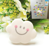 10 PCS Home Fridge Magnets Decorative Message Stickers Children Whiteboard Stickers(Cloud)