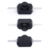 20 PCS YT-1208-YD LED Flashlight Button Switch, Style:Straight Feet(Black)