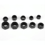 10 In 1 Damaged Nut Bolt Extractor Sleeve Hex Nut Removal Tool, Style:Low Style