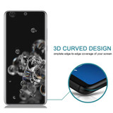 For Galaxy S20 Ultra 9H HD 3D Curved Edge Tempered Glass Film (Transparent)