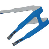 Ventilator Mask Four-point Headband without Nasal Mask for Philips Wellcome / Resmy / Remart / Yuyue Ventilator(Gray Blue)