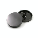 Gun Black 100 PCS Flat Metal Button Clothing Accessories, Diameter:10mm