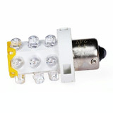 B15 15 LEDs Small Bulb LED Warning Light, Random Color Delivery, Voltage:220V