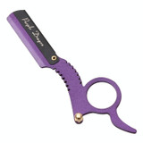 Stainless Steel Vintage Razor Thumb Razor(Purple)