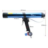 Soft Glue Gun Adjustable Speed Pneumatic Glass Glue Gun