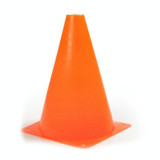 10 PCS Football Obstacle Sign Tube Thickening Road Block Cone without Hole, Size: 18 x 14cm(Orange)