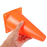 10 PCS Football Obstacle Sign Tube Thickening Road Block Cone without Hole, Size: 18 x 14cm(Red)