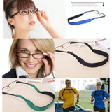 2 PCS Neoprene Diving Swimming Glasses Band Sunglasses Sponge Rope(Blue)