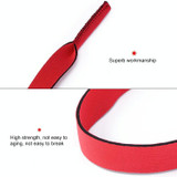 2 PCS Neoprene Diving Swimming Glasses Band Sunglasses Sponge Rope(Red)