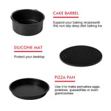 9 inch 12 in 1 Baking Grill Fryer Pan Air Fryer Accessories for 5.3QT-6.8QTup