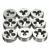 Hand Die Model Tap Tap Die Set Manual Tapping Drill Thread Hole, Style:20 In 1
