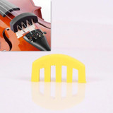 10 PCS Silicone Silencer Mute Equipment Sourdine for Violin(Yellow)