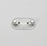 5 PCS Magnetic Glasses Holder Magnetic Brooch Number Plate Headset Glasses Clip(White Diamond)