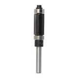 Double Bearing Trimming Knife Woodworking Milling Cutter, Style:1/4x1/2x25cm Black