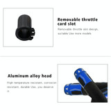 CS-764A2 12V Motorcycle Scooter Aluminum Alloy Electric Hand Grip Cover Heated Grip Handlebar(Blue)