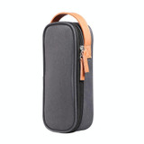 Multi-function Headphone Charger Data Cable Storage Bag, Ultra Fiber Portable Power Pack, Size: M, 16.5x6x23.5cmGray