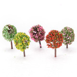 3 PCS Artificial Tree Miniature Garden Home Decoration, Random Color Delivery