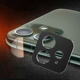 For iPhone 11 Rear Camera Lens Protection Ring Cover + Rear Camera Lens Protective Film Set  (Black)
