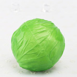 PU Simulation Vegetable Cabbage Model Photography Props Window Display Furnishings Hotel Home Decoration(Green)