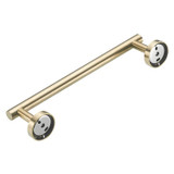 3 In 1 Matte 304 Stainless Steel Towel Bar Paper Towel Rack Hook Bathroom Accessories Bath Shower Set, Color:Gold