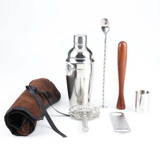 7 in 1 Stainless Steel Wine Cocktail Shaker Tools Set with Cloth Bag, Capacity: 750ml