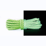 Reflective Shoe laces Round Sneakers ShoeLaces Kids Adult Outdoor Sports Shoelaces, Length:140cm(Fluorescence Green)