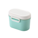 Baby Portable Milk Powder Box Food Container Storage Feeding Box Children Food PP Box, Size:Small12.5  9.5  9.5cm(Green)